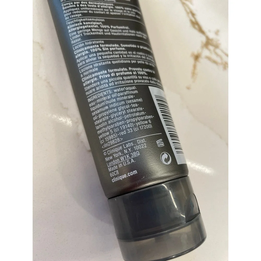 Lot of 6 Clinique M Lotion For Men Daily Hydration 3.4 fl oz/100 ml Full